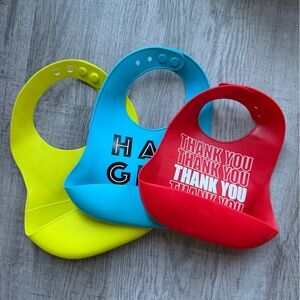 Vibrant Silicone Bib Set for Kids